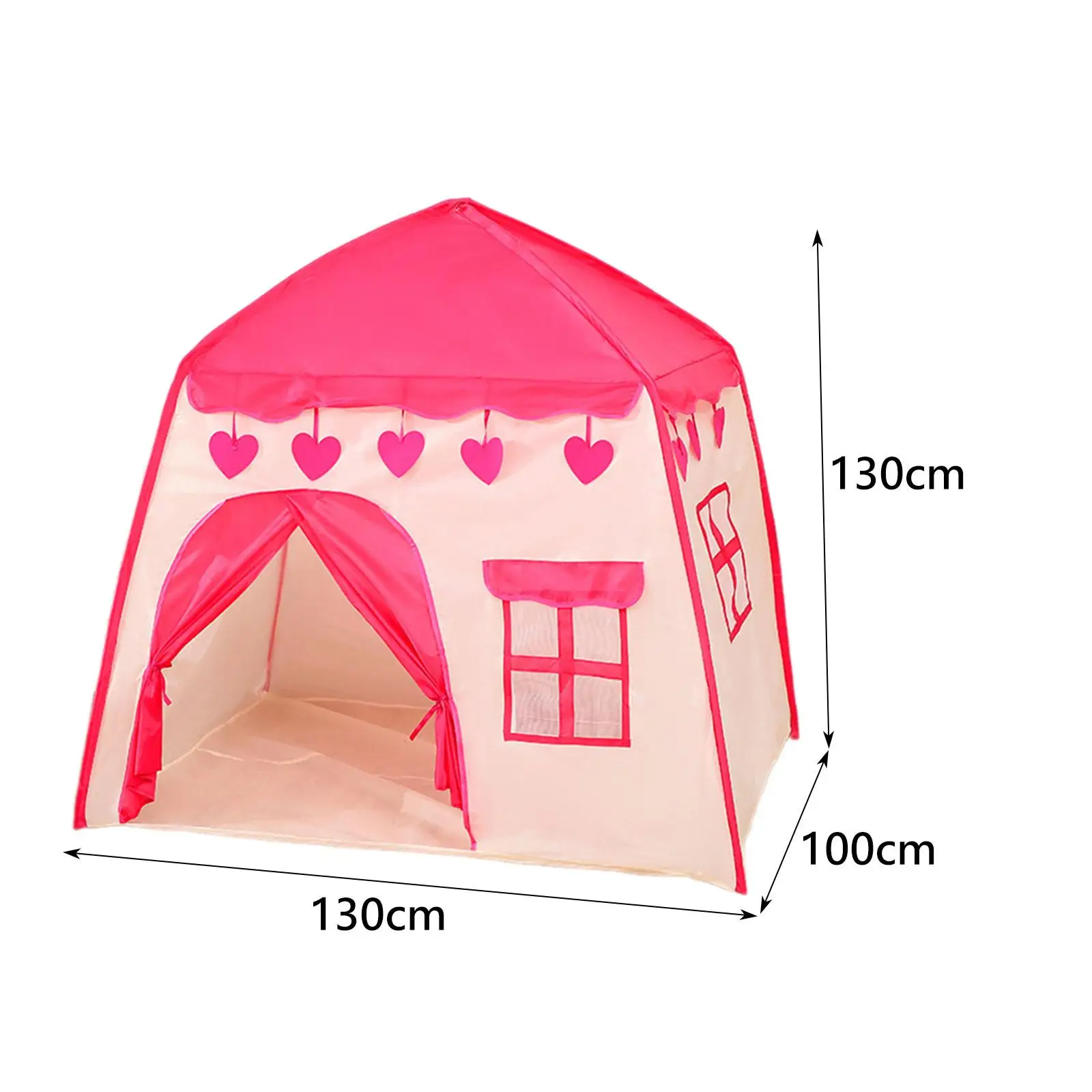 Kids Play Tent Princess Tent Foldable Children Play House Castle, Playhouse Tent