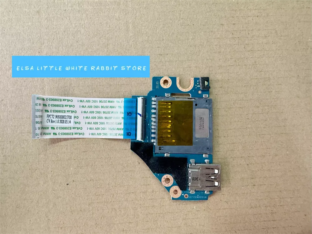 

FOR HP Shadow Elf 5 PLUS 17-CB USB SD CARD READER BOARD W CABLE LS-H492P