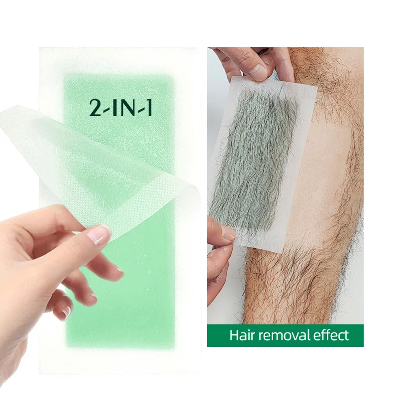 10/30/50 Pcs Depilatory Wax Strips For Hair Removal Wax Paper Cold Wax Strips Paper For Face Neck Arm Leg Body Beauty Tools