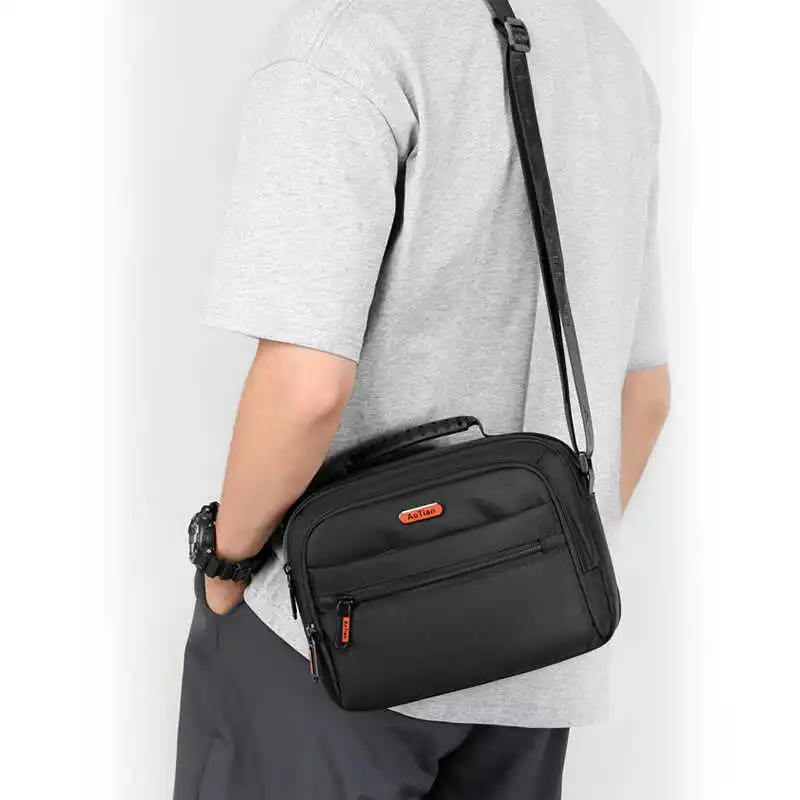 

Мужская повседневная сумка через плечо из ткани Ox, легкая роскошная водонепроницаемая спортивная сумка Busin, сумка на одно плечо для молодежи