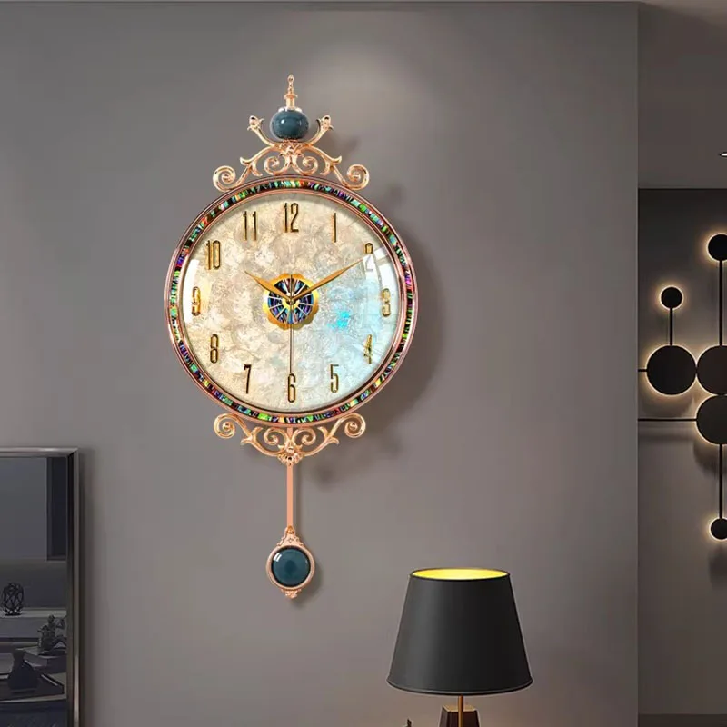 Minimalist Silent Nordic Clock Wall Alarm Vintage Living Room Modern Wall Watch Digital Quartz Horloge Murale Home Decoration