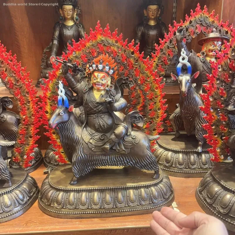 Tibet temple Tang Jiangawanabo Dharma Protector figure of the Buddha Buddha statue Buddhism home altar monk lama worship