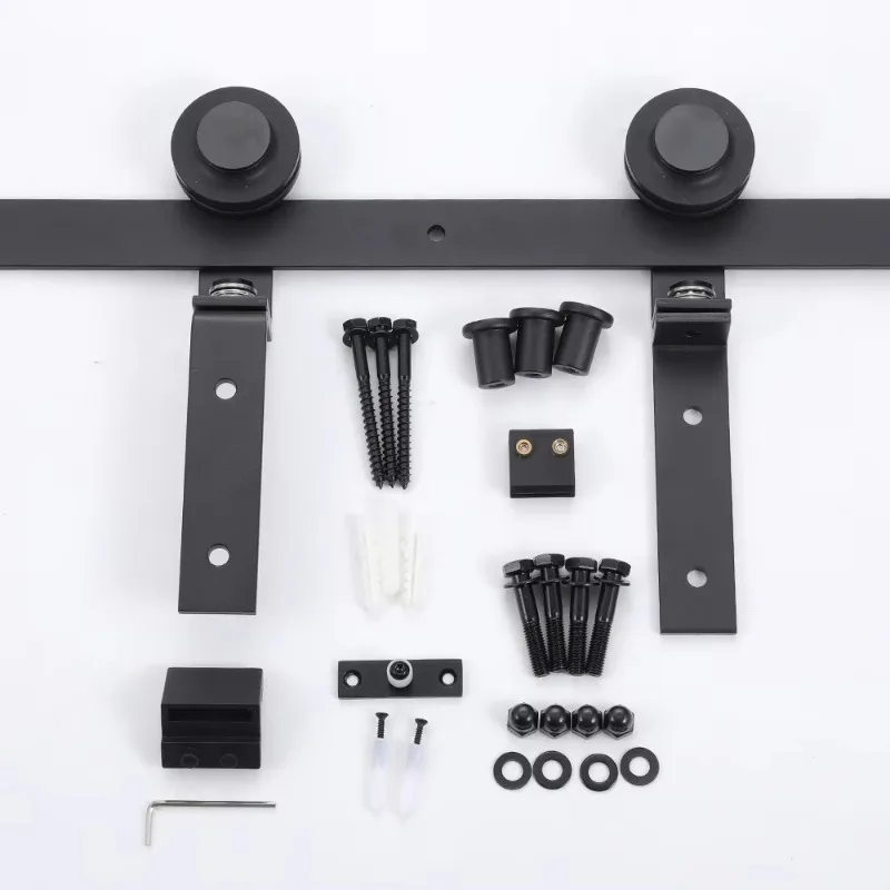 China wholesale entrance door decorative sliding door hardware and track kits