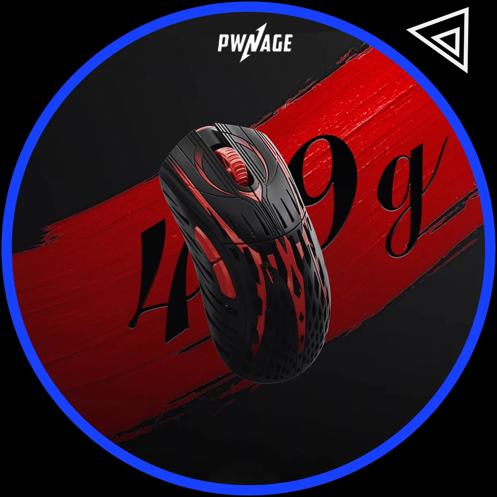 

Мышь Pwnage StormBreaker, двухрежимная беспроводная игровая мышь PAW3395 PAW3950, 8000 Гц, легкая мышь, аксессуары для ПК, FPS, подарки для геймеров