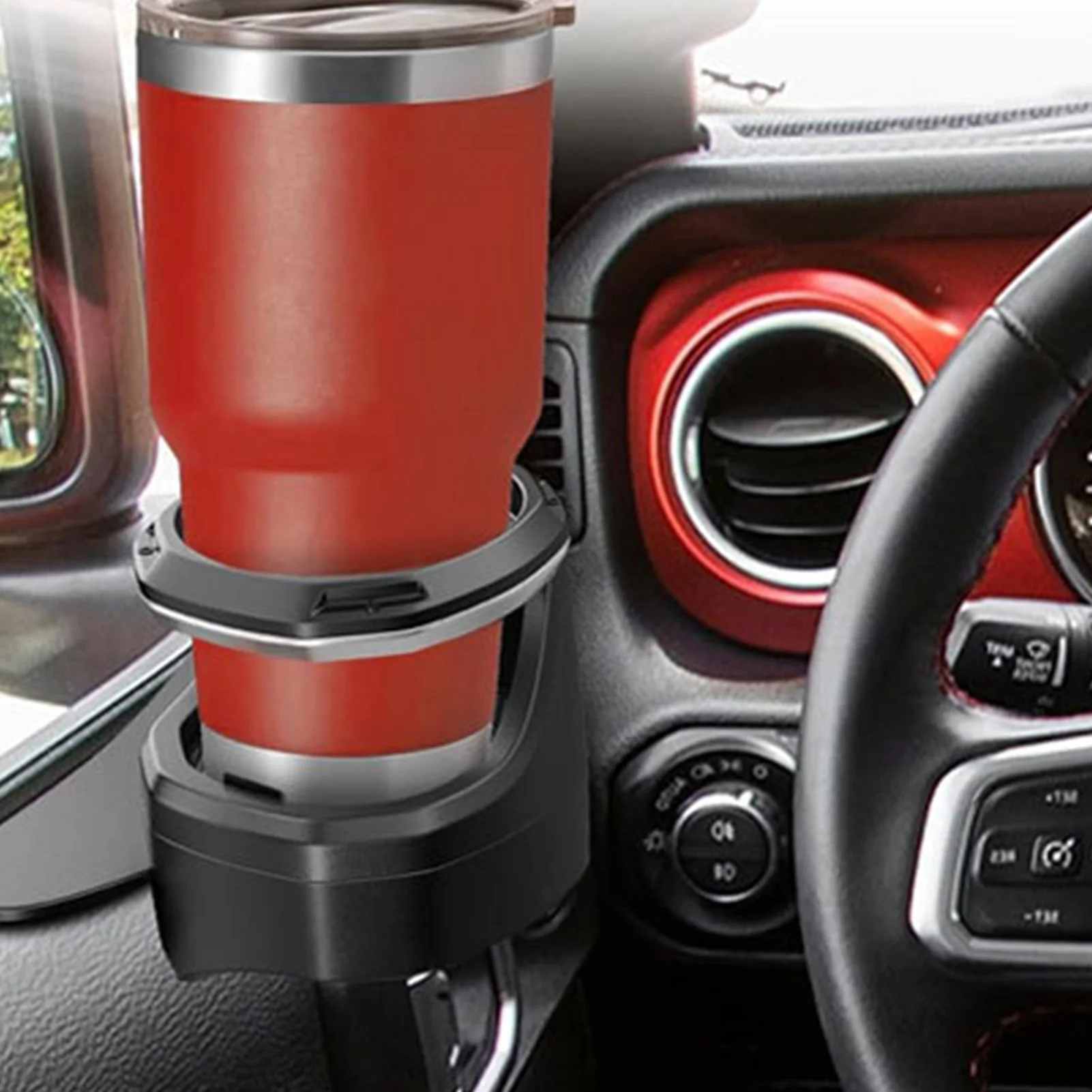 Auto-Getränkehalter Universell Einsetzbar Einfache Installation Getränkehalter für Heiße & Kalte Getränke – Detail 5
