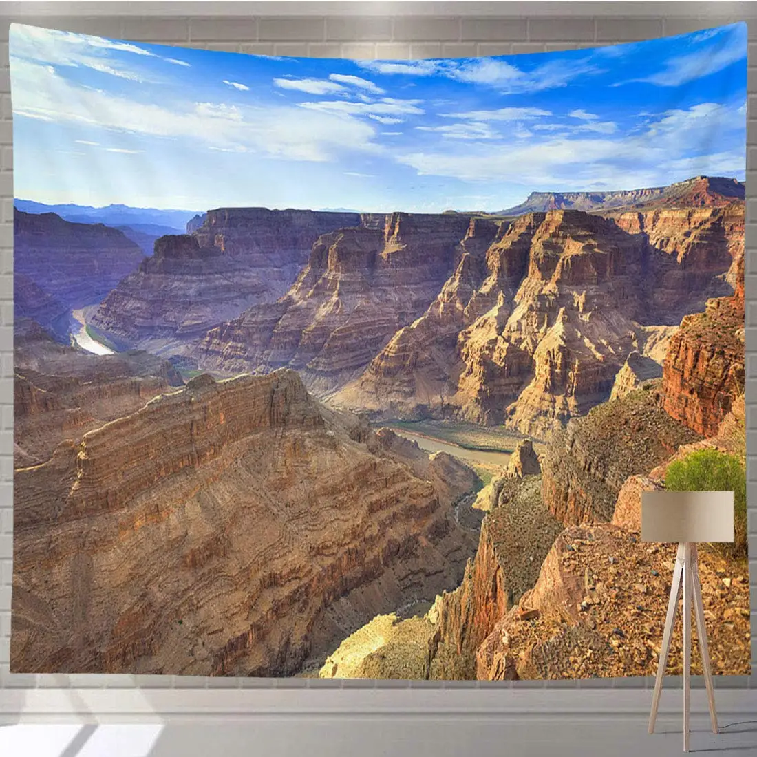 Canyon Landscape Tapestry Grand Canyon National Park Natural Landforms Tapestry Wall Hanging Decor for Bedroom Living Room Dorm