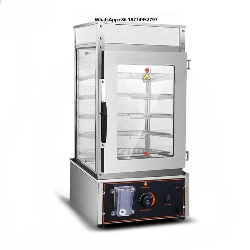 Fast Food Warmer Display Cabinet/Bun Steaming Machine/Food Steamer Warmer Display Machine