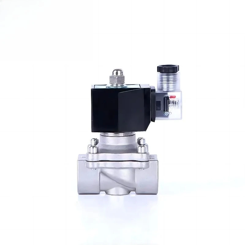 3flTwo-Way Stainless Steel Waterproof Solenoid Valve Normal Closure Diaphragm Structure for Water Shut-Off OEM Customization