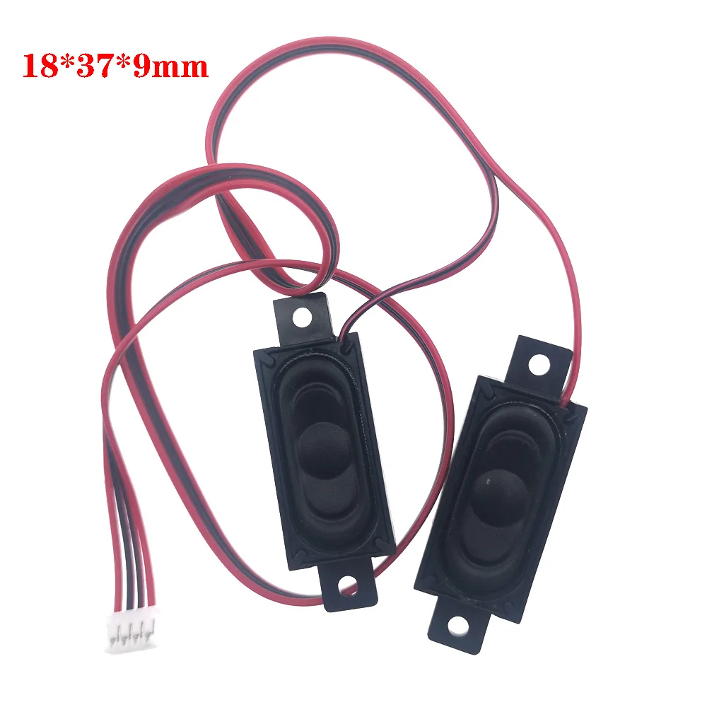 

1pcs 16*35*6mm/18*53*9mm/23*64*18mm LCD Monitor/TV Speaker Connector Horn 2W 8R 1853 1635 2364 Loud speaker thickness 18MM