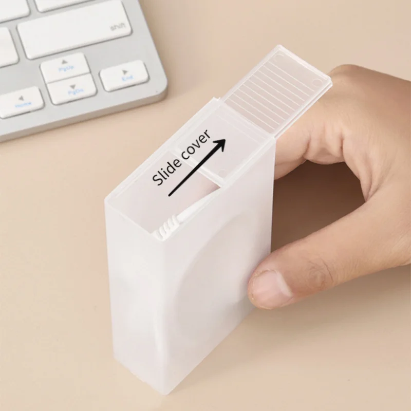 케이블 보관 상자 투명 플라스틱 데이터 라인 보관 용기 책상 문구 메이크업 주최자 키 보석 상자 사무실 홀더