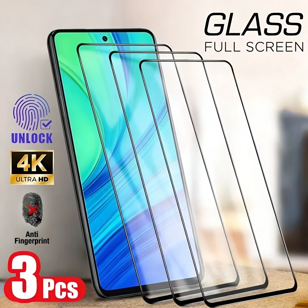 

Защитное стекло Full Cover (3 шт.) для Samsung Galaxy A57, A56, A55, A53, A37, A36, A07, A15, A16, A17, A25, A26