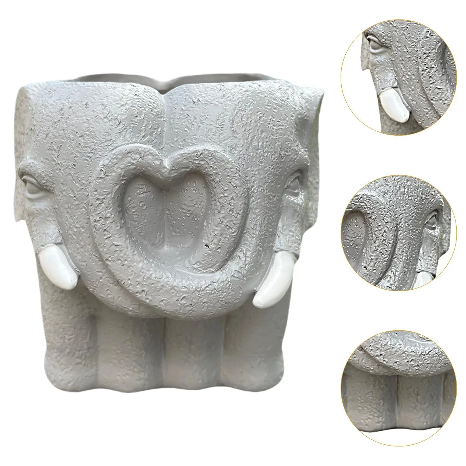 لطيف حاوية نباتية صغيرة لطيف 11x12 سنتيمتر ديكور مزرعة ديكور زارع زخرفة لحديقة مقهى غرفة المعيشة شرفة منضدية #5