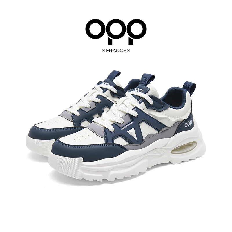 OPP Men's New air summer Shoes Flats With Running Blance Genuine Leather Lace-up Sports 550 Shoes Footwear Sneakers view 2