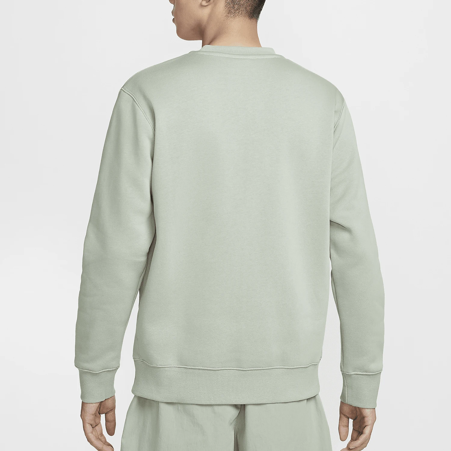 سويت شيرت رياضي برقبة دائرية من الصوف للرجال من Nike أصلي من Club Fleece BV2663-371