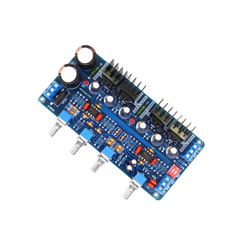 ET5532 Stereo Tone Preamplifier Board For Home Audio Amp DIY TL431 Class A Power Parallel Ne5532 OPAMP Preamp Amplifier Board