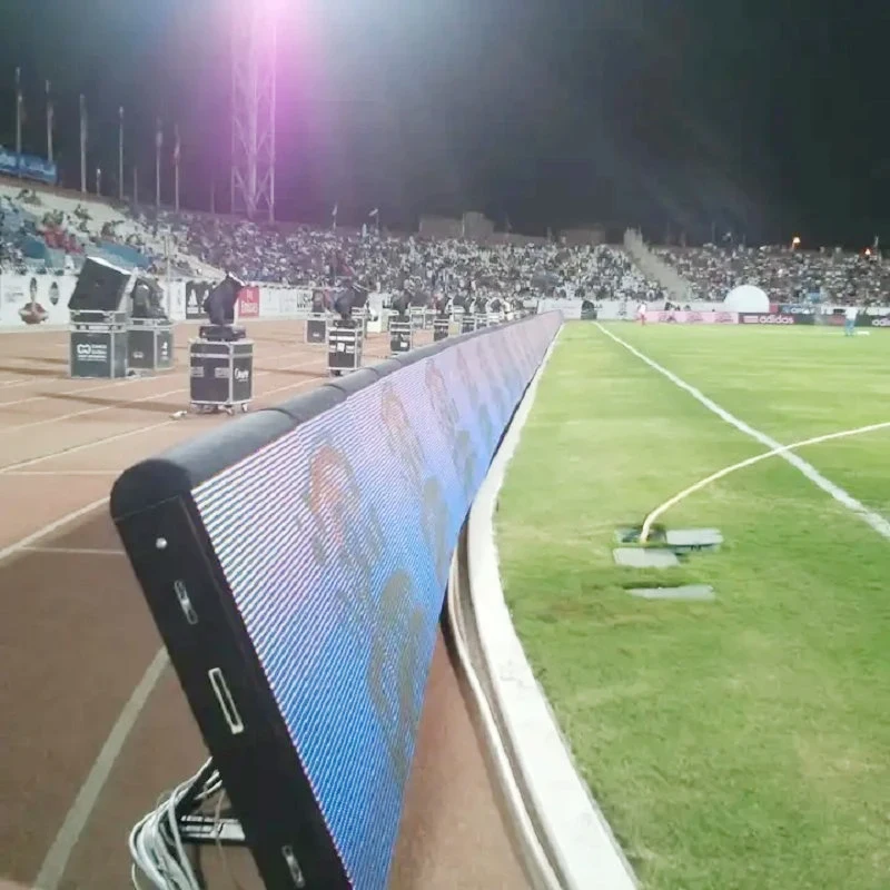 Customizable Soccer Football Sports Entertainment Field Outdoor Advertising P3 Billboard Sign Panel Hd Stadium Perimeter Led Dis