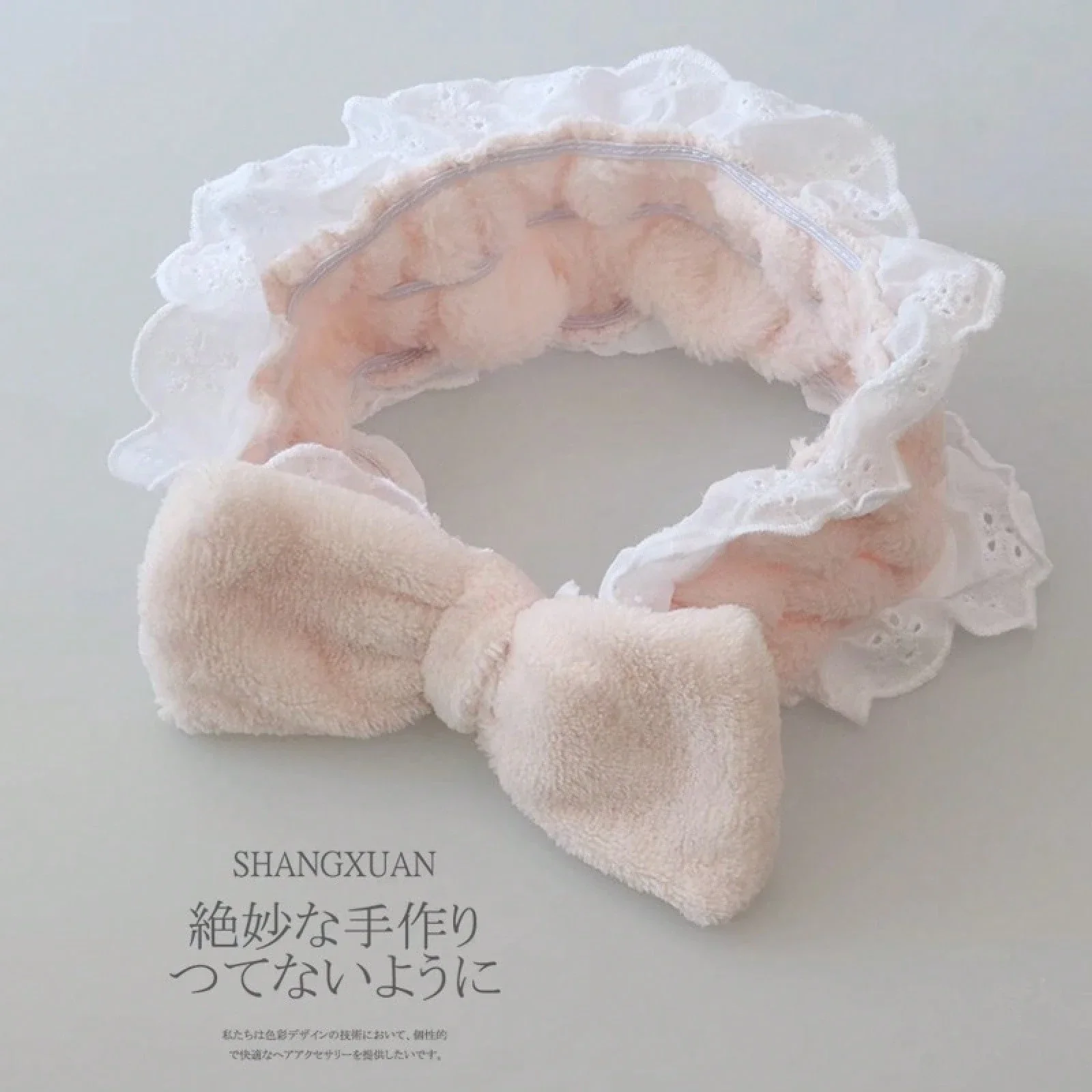

Wide Brim Bow Headband For Women Non-Slip Hair Band For Face Washing Mask Application
