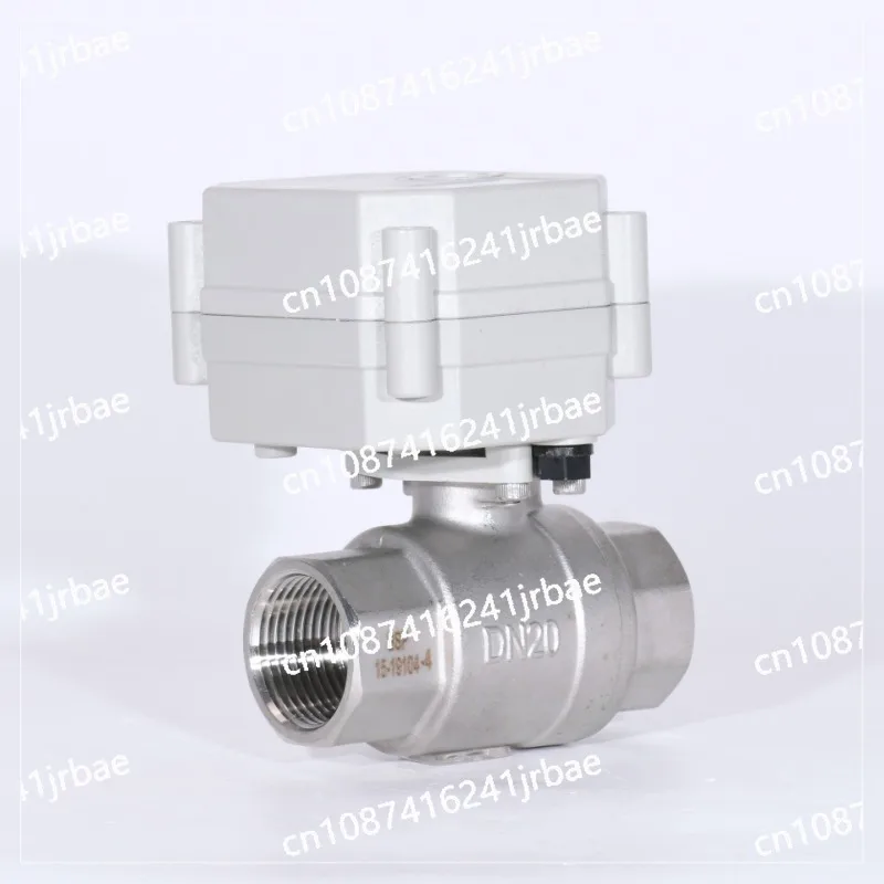 6-Point miniature proportional control valve 304 stainless steel through, type electric valve DN20