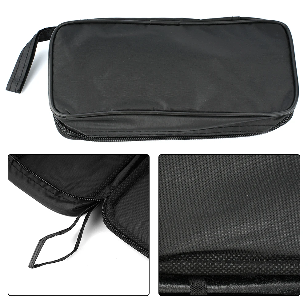 Imagem -02 - Bolsa de Nylon Impermeável para Multímetro Digital Mini Ferramentas Caixas de Armazenamento Preto Acessórios Organização Case Ferramenta-bags s m l