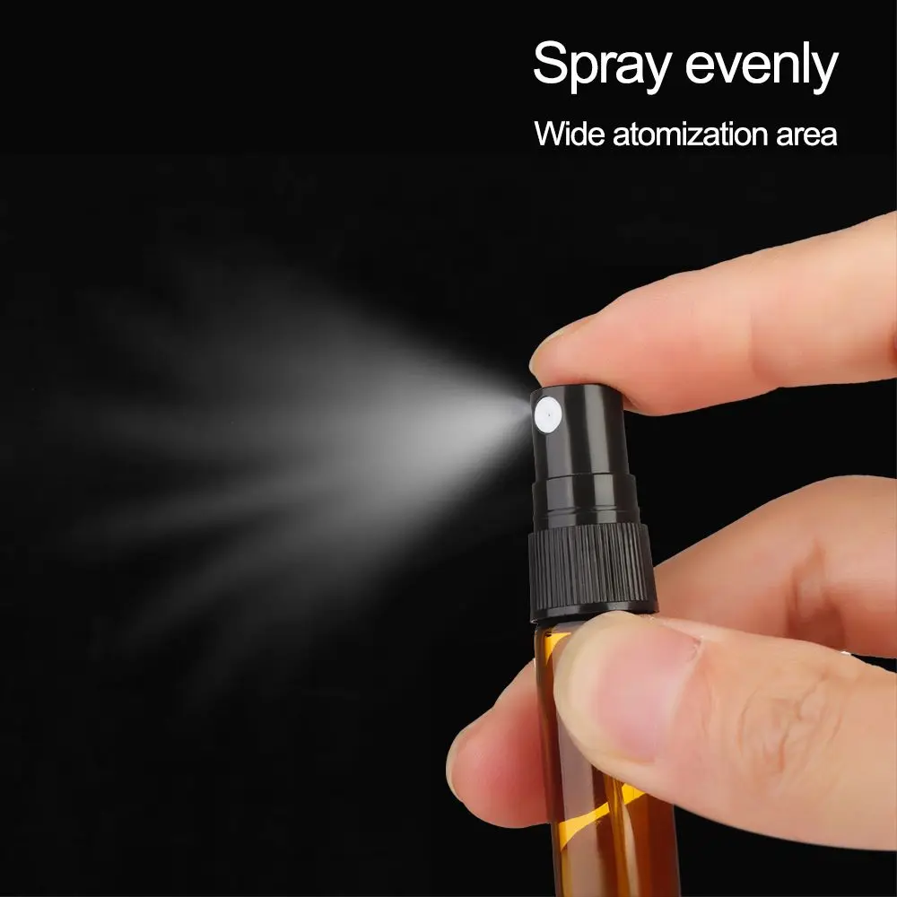 3ml 5ml 10ml With Spraye Leak Proof Glass Perfume Bottle Perfume Atomizer Bottles Mist Spray Bottle Mini Size Sprayer Bottles