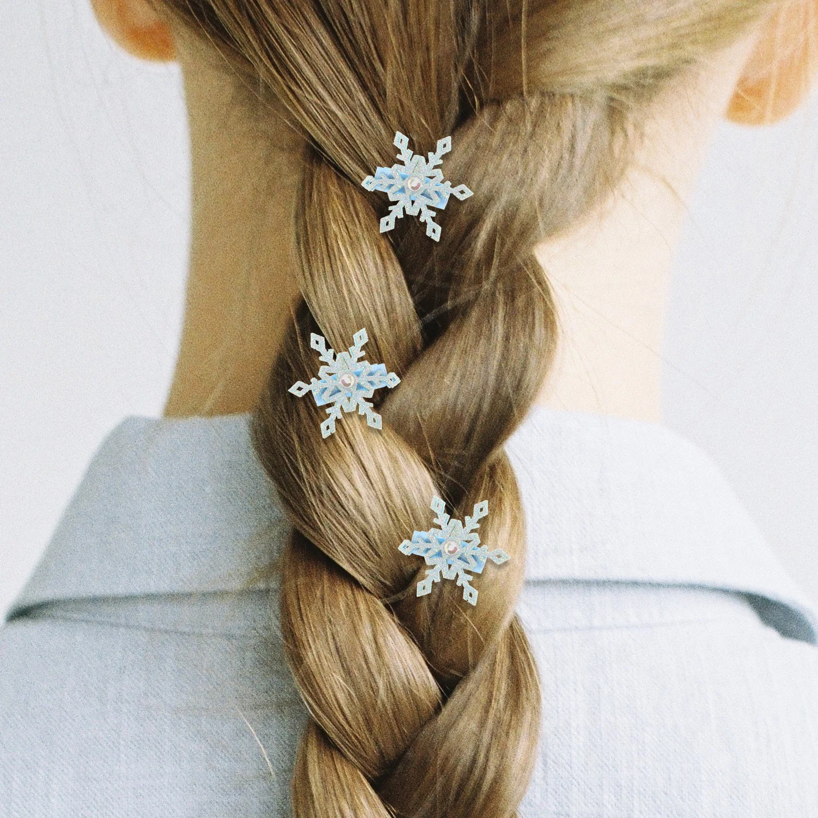 Petits accessoires pour cheveux, 6 pièces, épingles à cheveux de décoration de fruits, dessin animé, Clips d'été, flocons de neige pour petit bouton-pression de gel