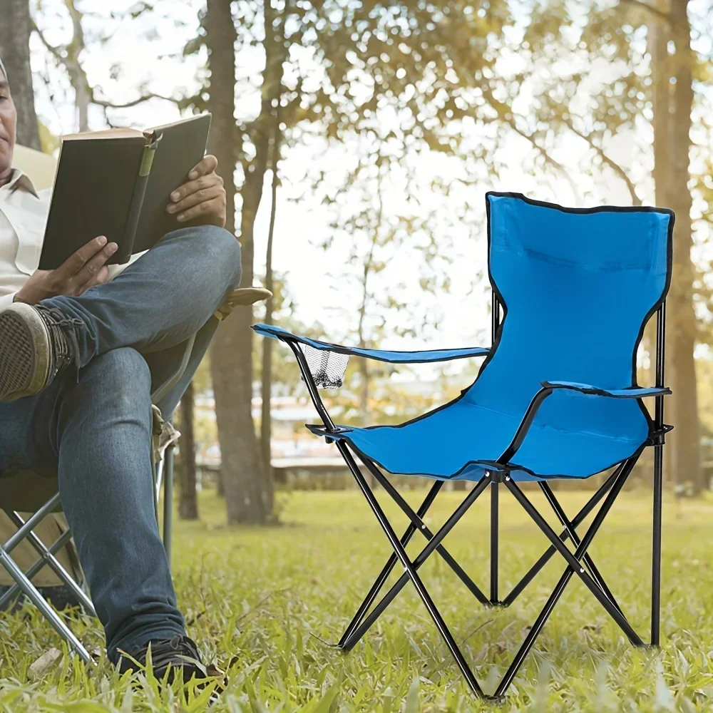 Krzesło składane na zewnątrz 600D tkanina Oxford oparcie krzesło kempingowe Art Camping szkicowanie wędkarstwo składane krzesło plażowe