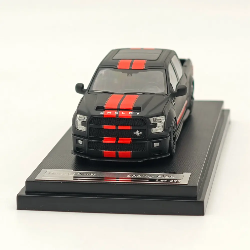 Modelo engraçado 1/64 para shelby f150 shelby super captador preto modelos fundidos carro coleção limitada brinquedos automotivos presente