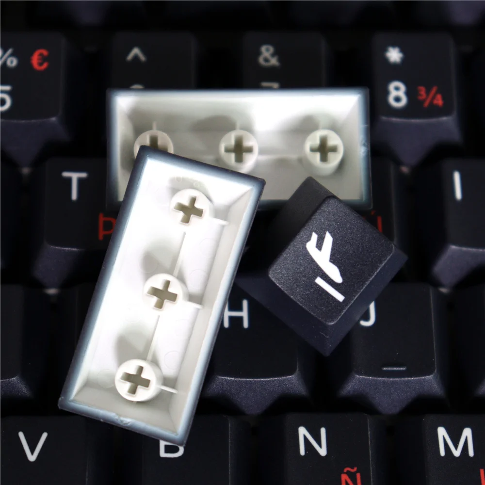 Колпачки для клавиш Dye Sub Flight, прочный PBT, гладкая текстура, 129 клавиш, колпачки с вишневым профилем для механической клавиатуры Mx Switch 61/64/104