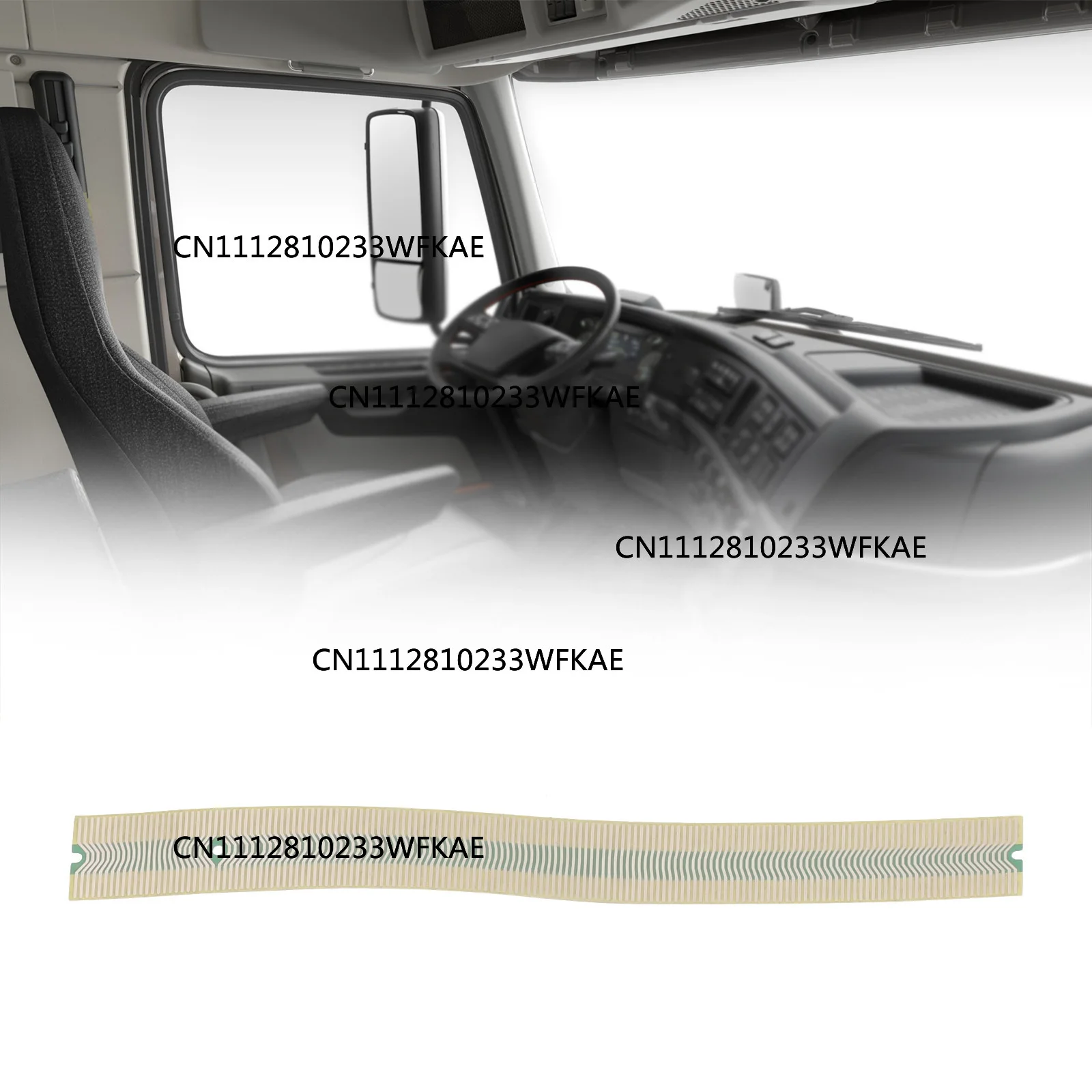 For Volvo VN VNL 1998-2002 Truck Instrument Cluster Flat Cable 3198510-P01 Home Cars Vehicle Parts Repair Parts