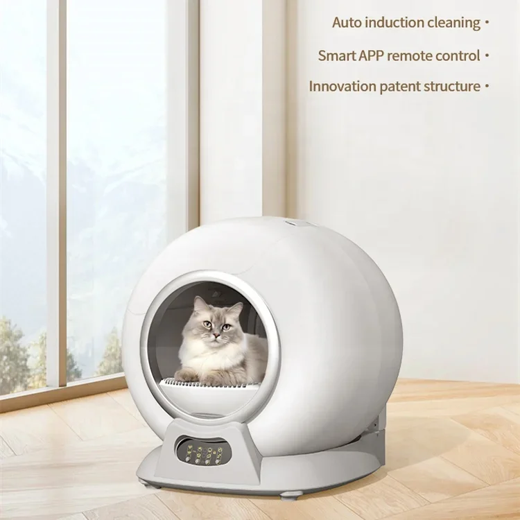 Automatic Cat Litter Box Large Capacity Smart Cat Toilet Self-cleaning Intelligent Litter Basin