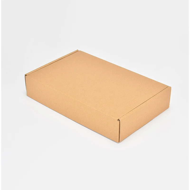 10 golfkartonnen envelopdozen, kartonnen verzenddozen, verzenddozen, kraftpapier verpakkingsdozen, aanpasbare logo's