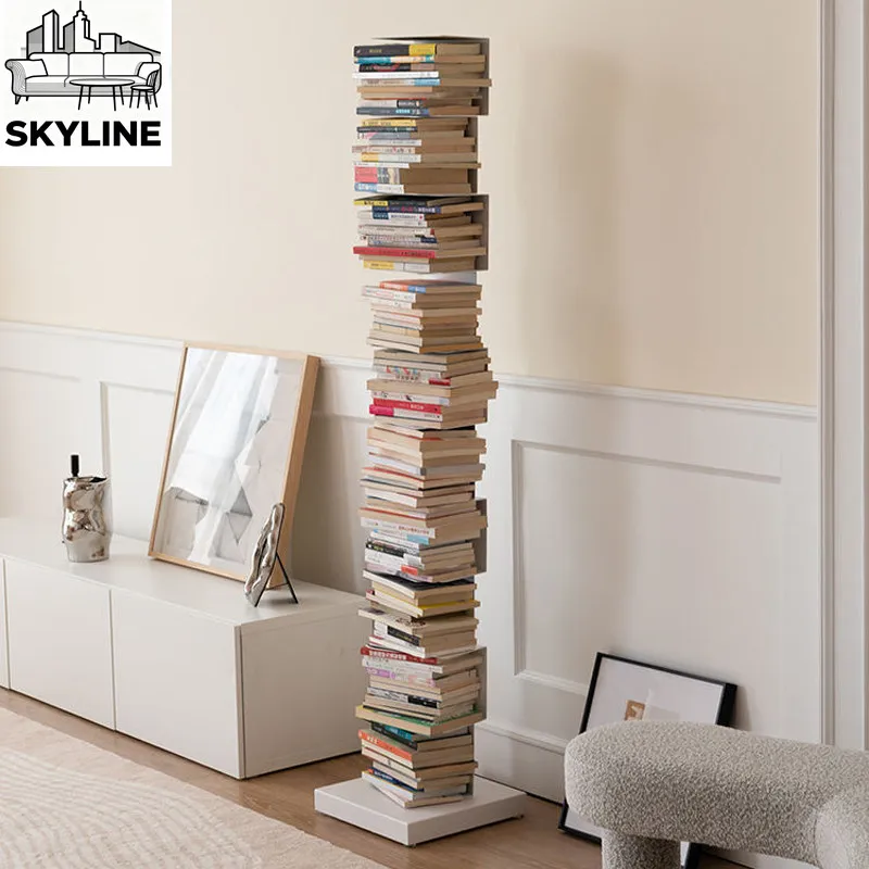 

Креативная невидимая книжная полка от пола до потолка для гостиной, простая скрытая книжная полка из кованого железа для хранения книг.
