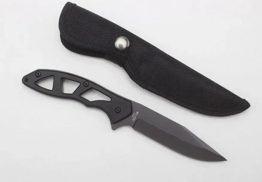 Redh Straight Fixed Blade Knife 5CR13MOV Blade Steel Handle Tactical Pocket Hunting Camping EDC Survival Tool Knives