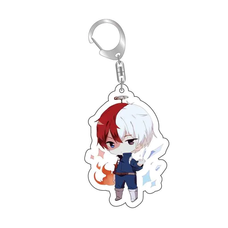 My Hero Academia Bakugou Katsuki Anime Cute Acrylic Figure Display Keychain Decoration Collection Friends Girl Gift Key Ring view 4