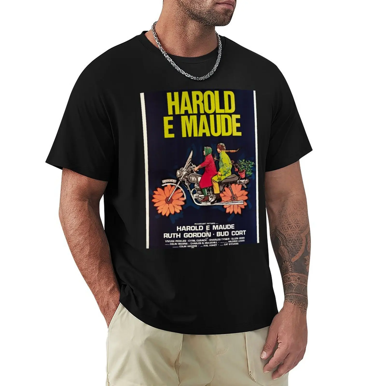 Harold and Maude Hal Ashby T-Shirt t shirts for man cotton funny T-Shirt