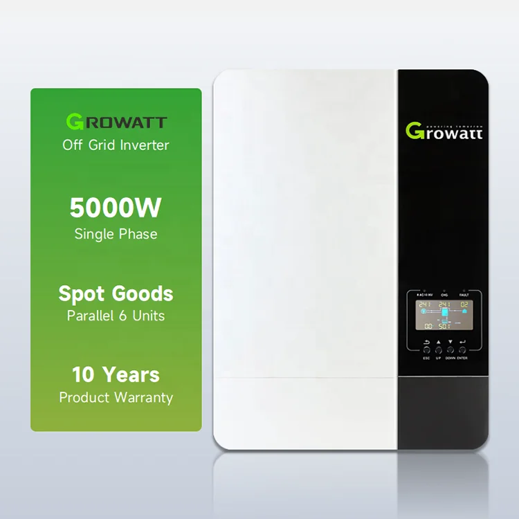 Growatt SPF 5000 ES Single Phase Off Grid 5kw Solar Storage Inverter With Parallel Function