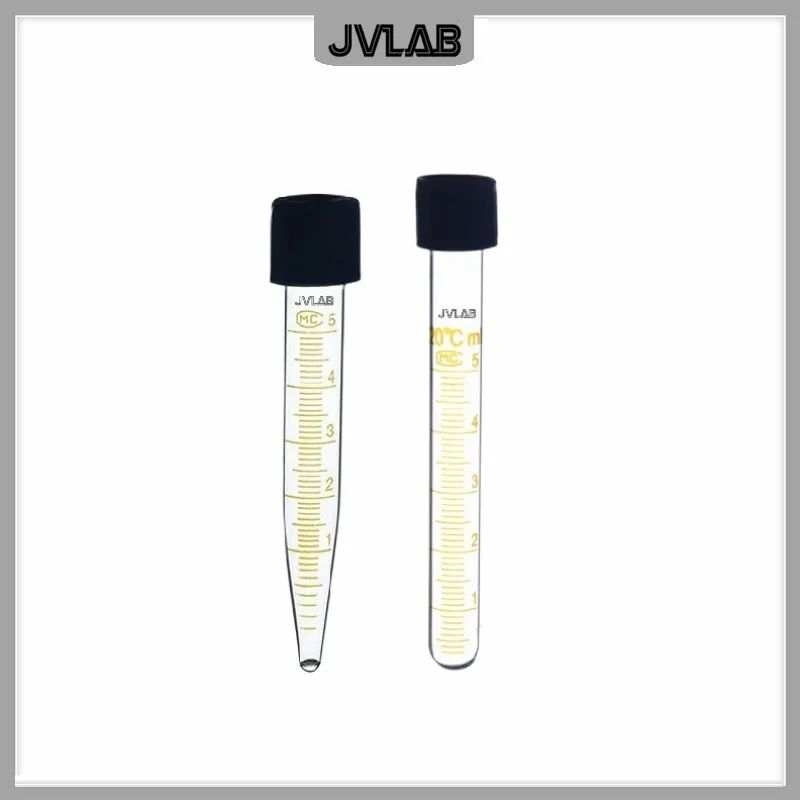 

Glass Centrifuge Tube 5ml Glass Test Tubes With Screw Cap & Scale Resistant High Temperature Diameter 12mm / 13mm 10/PK