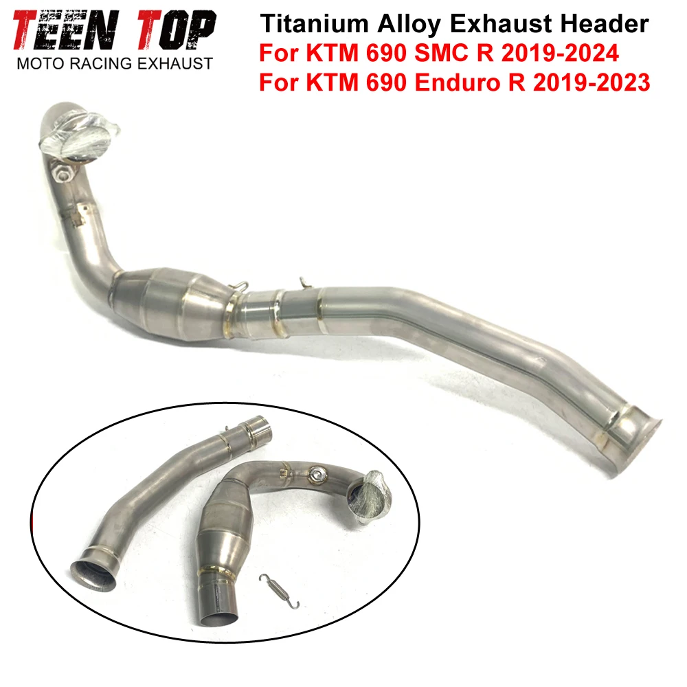 

Выпускной коллектор из титанового сплава для KTM 690 SMC R 2019-2024 / 690 Enduro R 2019-2023, соединительная труба для выхлопной системы