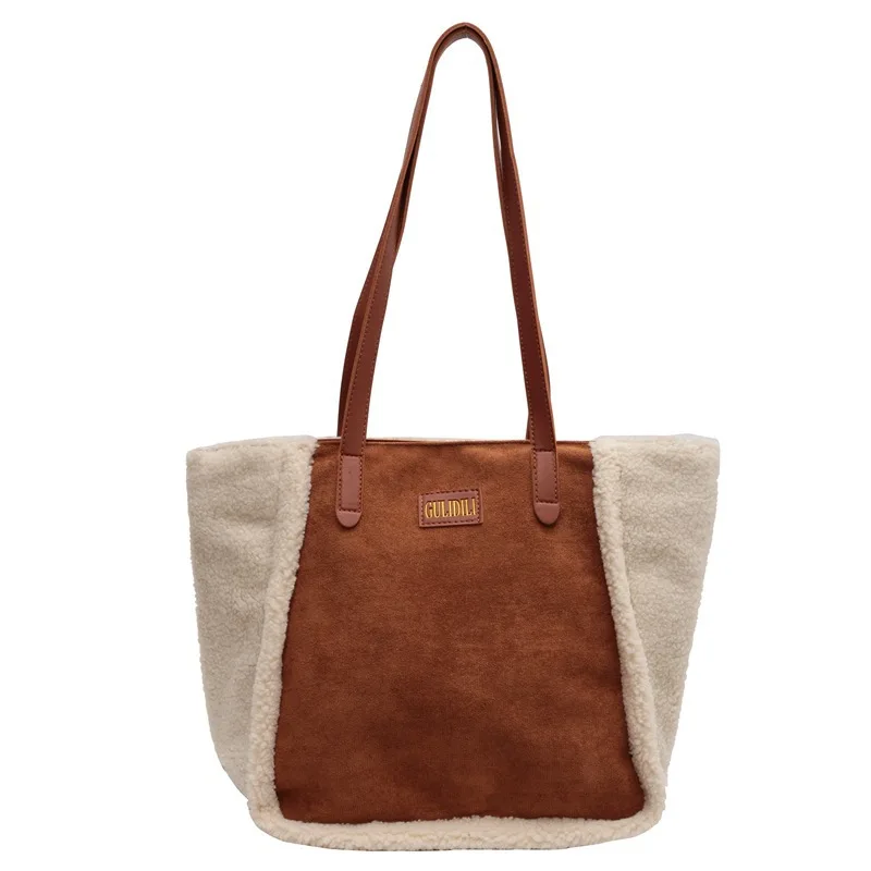 Bolso de hombro de gran capacidad para mujer, bandolera Simple Mori Ins, informal, de moda, nueva tendencia de otoño