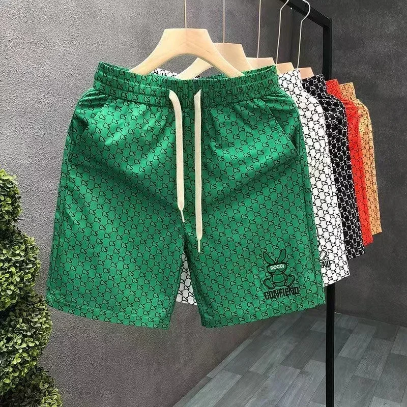 2024 Summer New Men's 3D Custom Quick-drying Trend Stacked Swimming Beach Pants Fashion Trend Essential Shorts Fashion Y2k