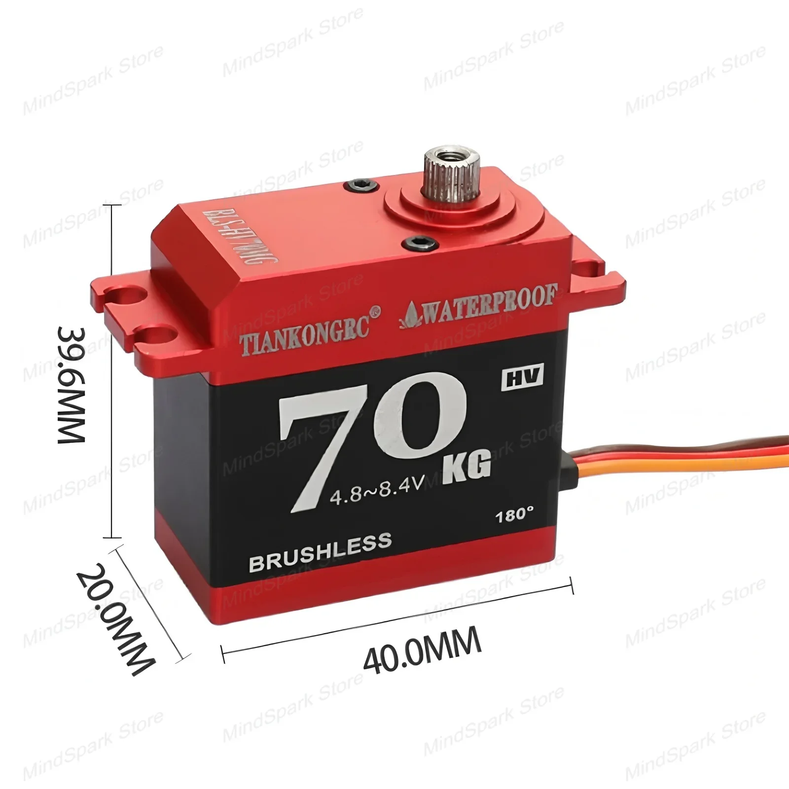 Servo Digital 60KG/70KG engranaje de Metal 8,4 V Motor sin escobillas alto par impermeable IP68 Servos para DIY RC coche Robot submarino barco