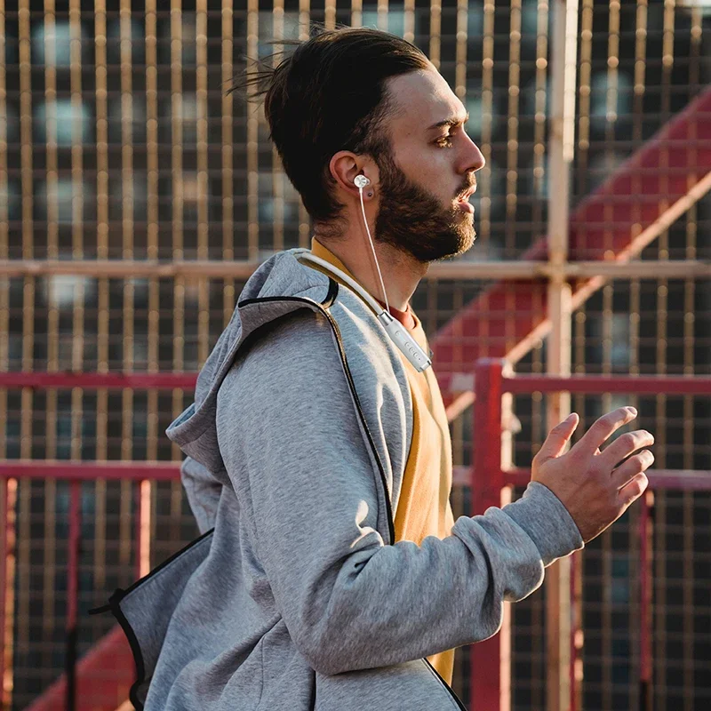 HOCO 120 ore di resistenza cuffie wireless bassi in-ear cuffie Bluetooth auricolari musica sport auricolari con microfono stereo