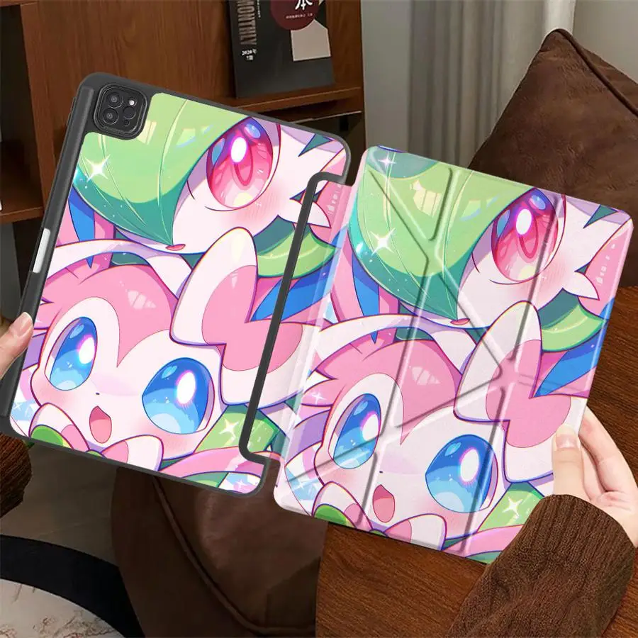 Tablet Case For iPad Air 4 5 M3 M2 1 2 M4 11inch Pro 2025 Mini 6 7 Pro 11th 10th 9th 8th 7th 12.9inch Holder Cover Pokemon