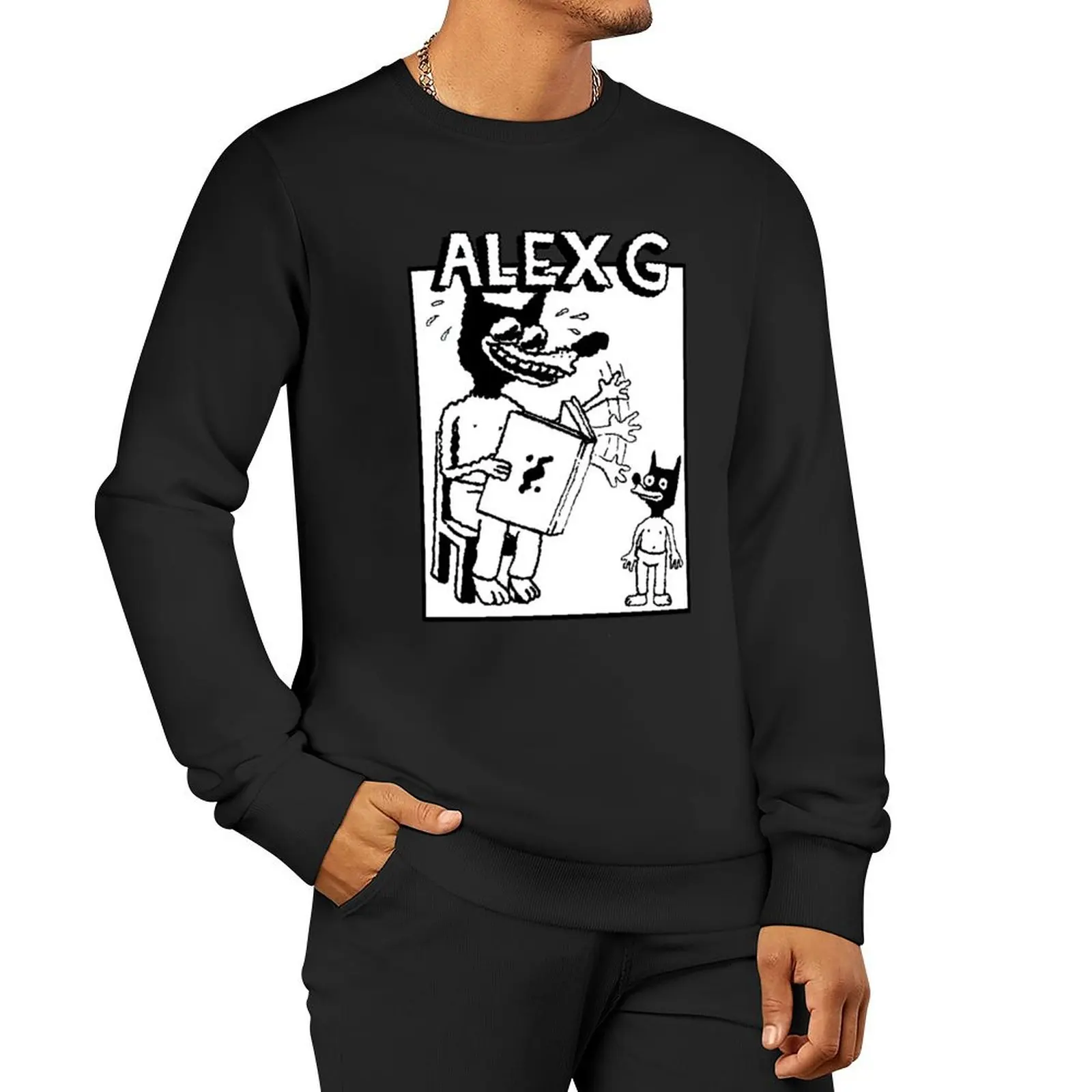 

(Sandy) Alex G Storytelling logo Essential Pullover Hoodie japanese style anime clothes sweatshirt