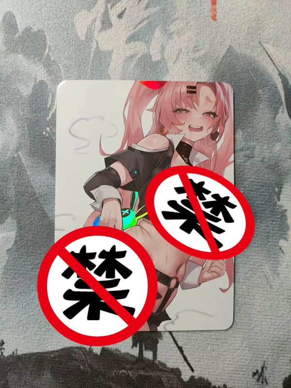 1pcs/set DIY Anime Goddess Cards Series ACG Sexy Nude Card Toy Gift Game Homemade Anime Comic Collection Cards