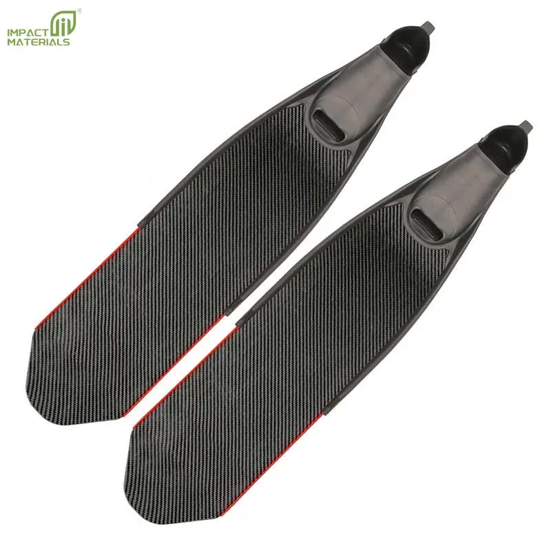 New Model Customized Carbon Fiber Fins Carbon Fiber Fins Freediving Long Blade Fins Carbon Fiber