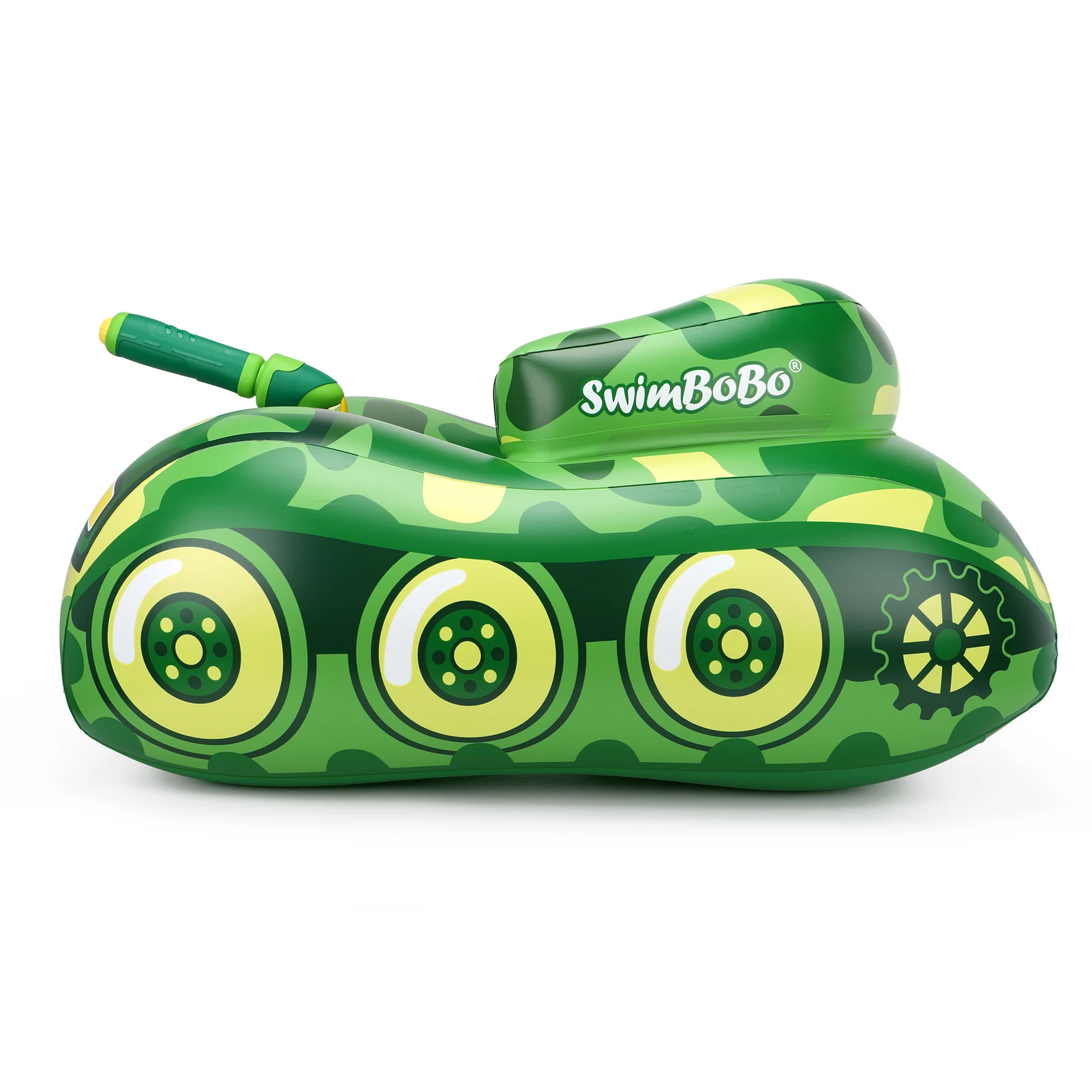 Swimbobo Kids بارد الأخضر خزان السباحة مقعد تعويم حلقة نفخ PVC العائمة للصيف قارب دائرة الاستحمام لعبة الماء