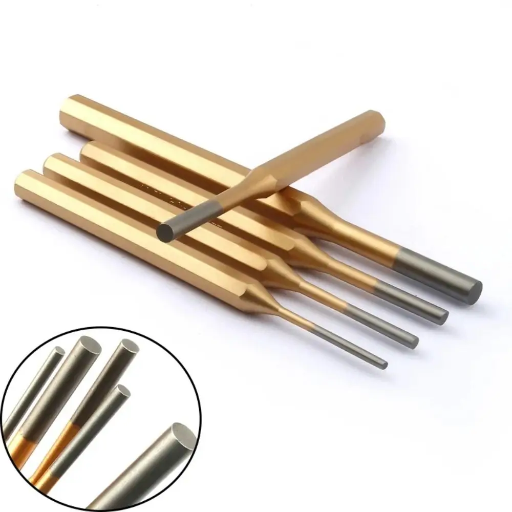 High Hardness Cylindrical Alignment Punch Machinery Maintenance Solid Center Pin Punch Anti-rust Wear-resistant