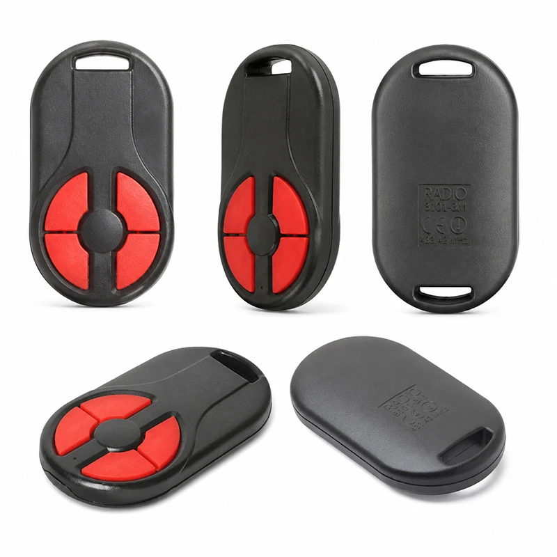 NERO RADIO Remote Control For Gate RADIO 8101-1M 8101-2M 8101-4M  Garage Door Remote RADIO 8101 1M 2M 4M 433.92MHz Keychains