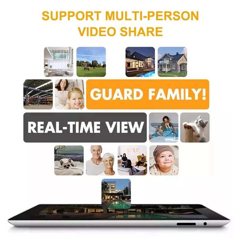 كاميرا IP Tuya بالطاقة الشمسية ، P ، HD ، PTZ ، رؤية ليلية ، صوت ذو اتجاهين ، لوح شمسي ، مراقبة خارجية